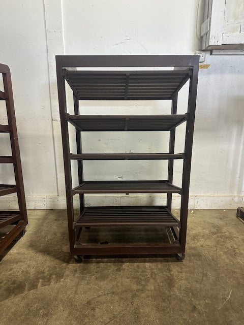 **LOT OF 2**H.D COMMERCIAL52.5"H x 31"W x 19.5"D WOODEN 5 TIERS DISPLAY STAND