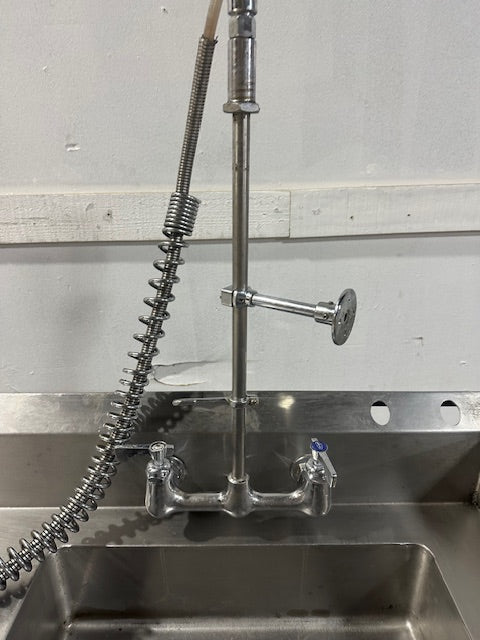 JOHN BOSS LEFT SIDE CLEAN & RIGHT SIDE DISPOSAL TABLE W/DISPOSER FOR DISHWASHER