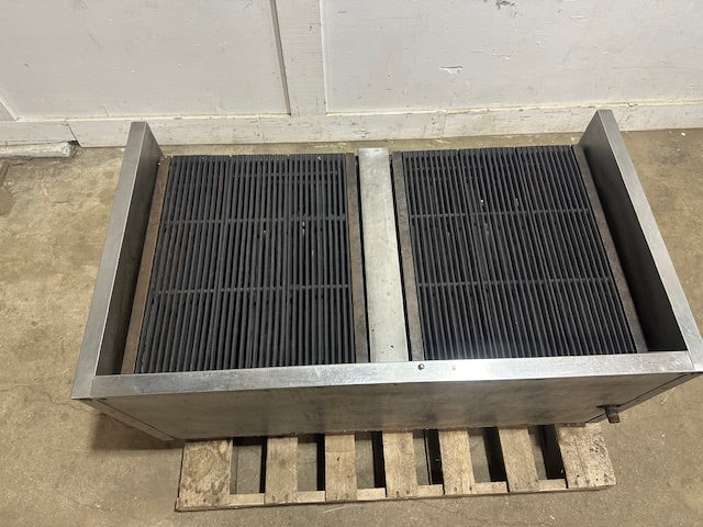 H.D COMMERCIAL 48"W 8 Burners Natural Gas Radiant Countertop Charbroiler Grill