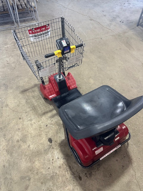 "MART CART 280-9563" HANDICAP/SHOPPING CART RECHARABLE 800LB MAX W/ *NEW BATTERY