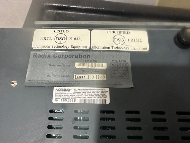 RADIX CORPORATION FC405 5 SLOT BATTERY CHARGER FOR CASIO FP-40 PORTABLE PRINTER