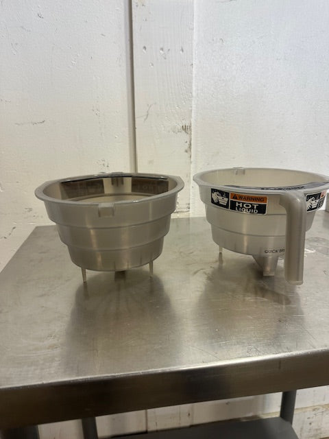 LOT OF 2 BUNN OEM COFFEE FUNNELS FOR BUNN ITCB-DV HV INFUSION SERIES