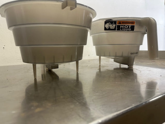 LOT OF 2 BUNN OEM COFFEE FUNNELS FOR BUNN ITCB-DV HV INFUSION SERIES