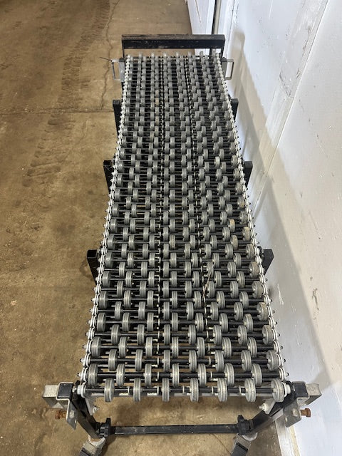 "BEST FLEX 200"SKATE WHEEL CONVEYOR 67"L x 31"H (COMPRESS) -198"L x 48"H(EXPAND)