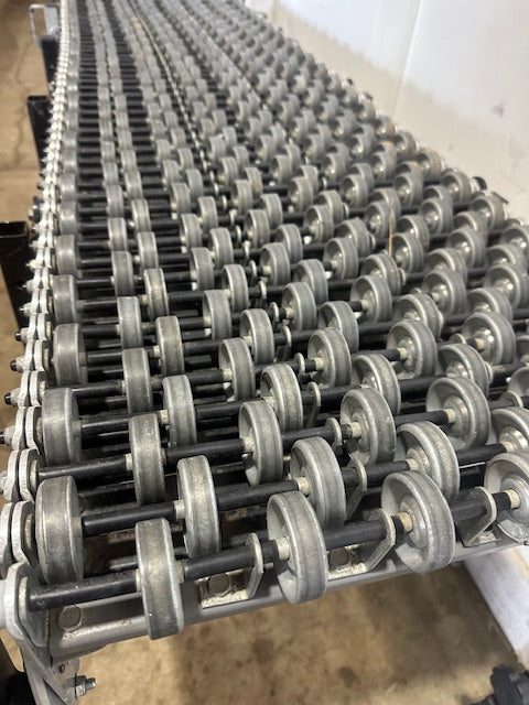 "BEST FLEX 200"SKATE WHEEL CONVEYOR 67"L x 31"H (COMPRESS) -198"L x 48"H(EXPAND)