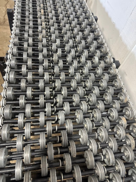 "BEST FLEX 200"SKATE WHEEL CONVEYOR 67"L x 31"H (COMPRESS) -198"L x 48"H(EXPAND)