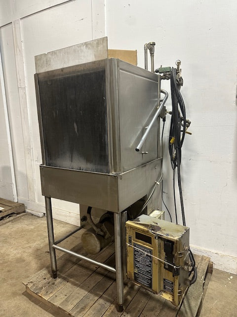 HOBART AM14 COMMERCIAL DOOR TYPE STAINLESS STEEL 3PH HIGH TEMP DISHWASHER