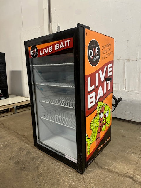 "DISPLAY COOLER" COUNTER TOP LED LIGHTED DISPLAY COOLER FOR LIVE BAIT