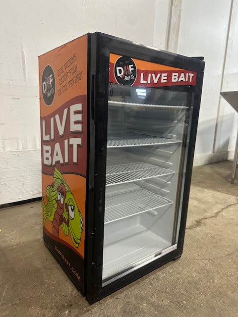 "DISPLAY COOLER" COUNTER TOP LED LIGHTED DISPLAY COOLER FOR LIVE BAIT