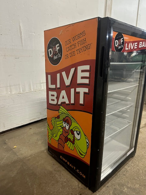 "DISPLAY COOLER" COUNTER TOP LED LIGHTED DISPLAY COOLER FOR LIVE BAIT