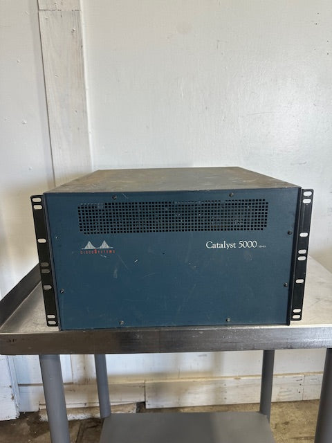 CISCO SYSTEMS W5-C5000 CATALYST 5000 SERIES 5 SLOT CHASSIS W/ 2 NETWORK SWITCHES