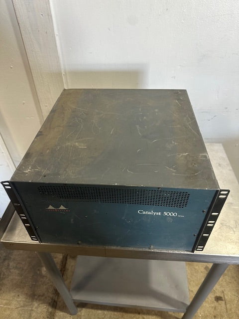 CISCO SYSTEMS W5-C5000 CATALYST 5000 SERIES 5 SLOT CHASSIS W/ 2 NETWORK SWITCHES