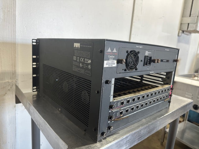 CISCO SYSTEMS W5-C5000 CATALYST 5000 SERIES 5 SLOT CHASSIS W/ 2 NETWORK SWITCHES