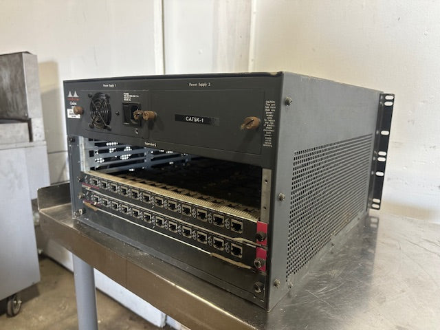 CISCO SYSTEMS W5-C5000 CATALYST 5000 SERIES 5 SLOT CHASSIS W/ 2 NETWORK SWITCHES