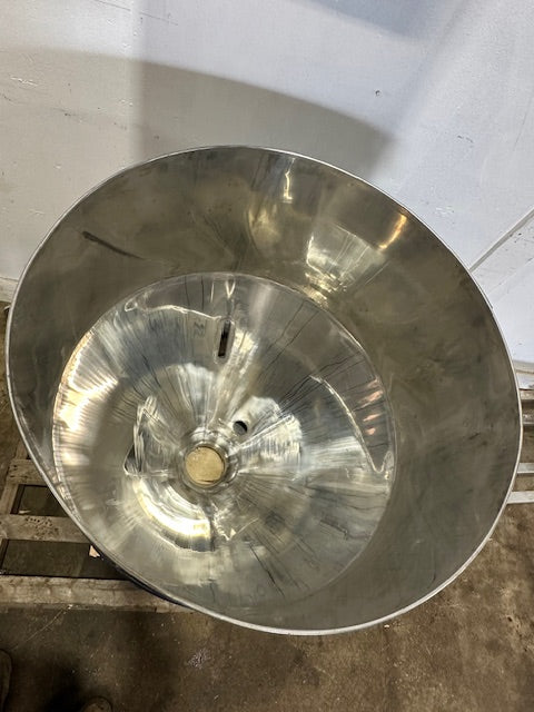STAINLESS STEEL INDUSTRIAL VERTICAL MIXER FUNNEL