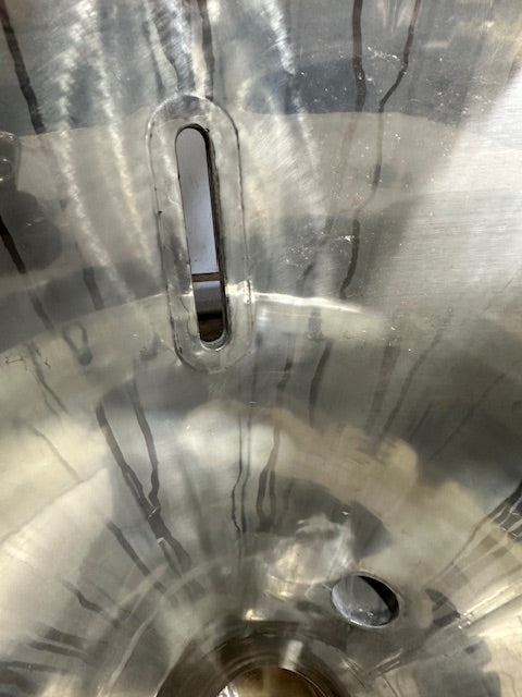 STAINLESS STEEL INDUSTRIAL VERTICAL MIXER FUNNEL