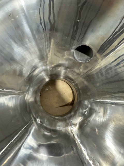 STAINLESS STEEL INDUSTRIAL VERTICAL MIXER FUNNEL