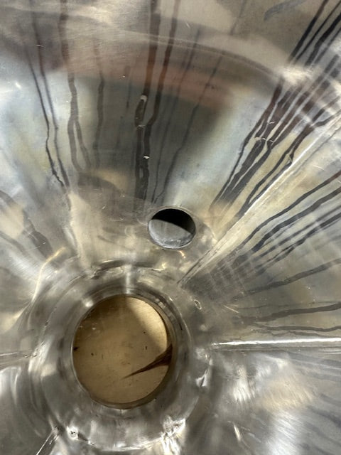 STAINLESS STEEL INDUSTRIAL VERTICAL MIXER FUNNEL