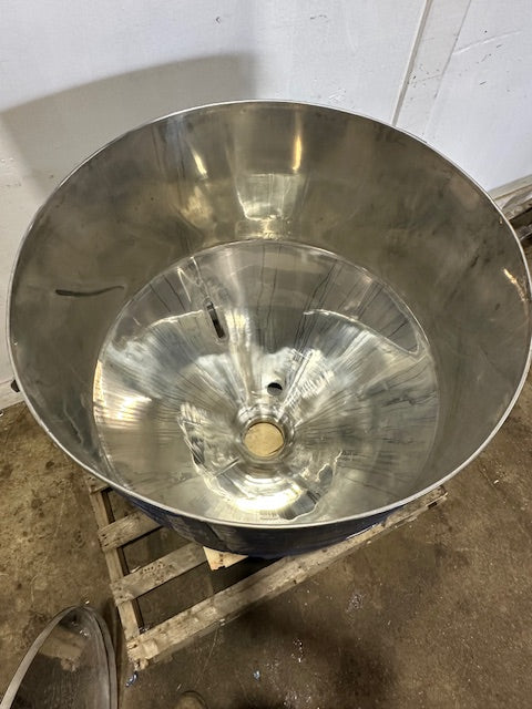 STAINLESS STEEL INDUSTRIAL VERTICAL MIXER FUNNEL