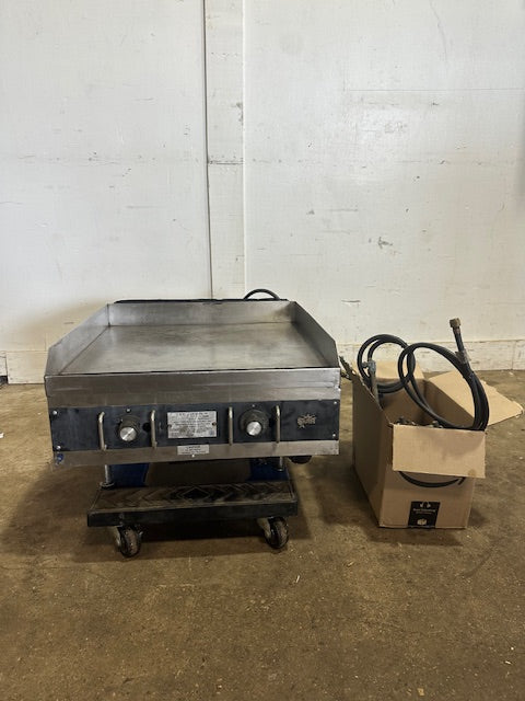 STAR 24" 624TF 20,000 BTU PROPANE THERMOSTATIC COUNTERTOP GRIDDLE