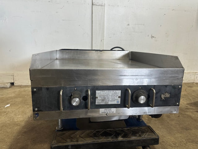 STAR 24" 624TF 20,000 BTU PROPANE THERMOSTATIC COUNTERTOP GRIDDLE