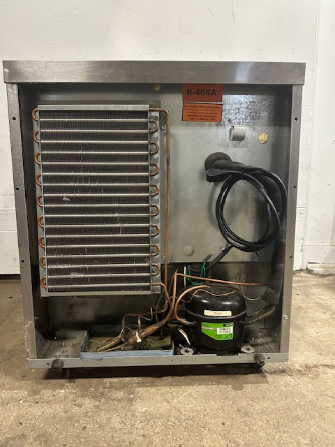 "DELFIELD 406-STAR4"COMMERCIAL S.STEEEL 27"W UNDERCOUNTER REFRIGERATOR, 115V 1PH
