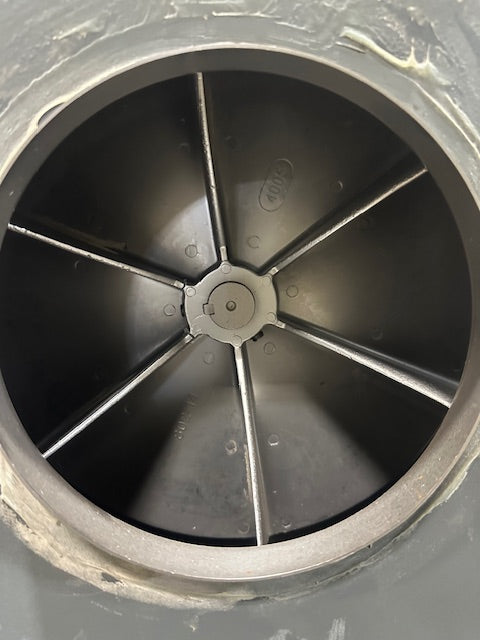 H.D INDUSTRIAL BLOWER/DUST COLLECTOR WITH DAYTON MOTOR 230/460V, HP5, 3500 RPM
