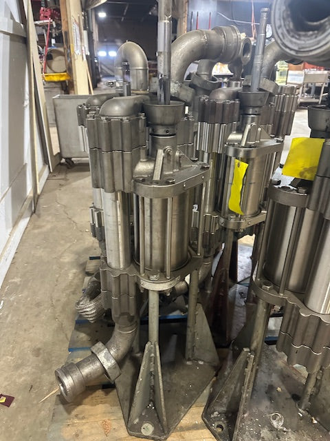 LOT OF 6 INDUSTRIAL GRACO 218-524 STAINLESS STEEL DISPLACEMENT PUMPS