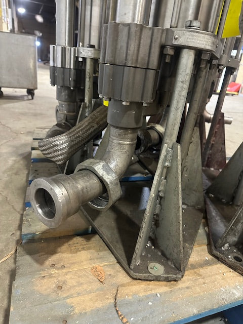 LOT OF 6 INDUSTRIAL GRACO 218-524 STAINLESS STEEL DISPLACEMENT PUMPS
