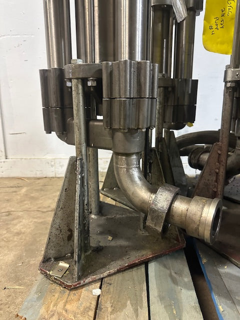 LOT OF 6 INDUSTRIAL GRACO 218-524 STAINLESS STEEL DISPLACEMENT PUMPS