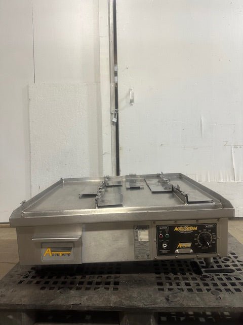 ACCUTEMP EGF2083A3608 ELECTRIC 3PH COMMERCIAL THERMOSTATIC STEAM CHAMBER GRIDDLE - Second Life - Equipment - collection_name