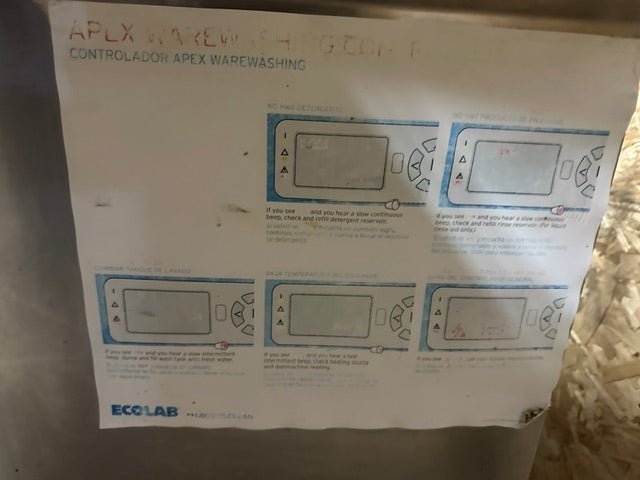 "ADS" ADC-44 HIGH R-L DISHWASHER W/ECOLAB RINSE AGENT SYSTEM AND HOOD UNIT - Second Life-Equipment-collection_name