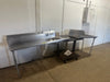 ADVANCE TABCO RIGHTSIDE CLEAN TABLE & LEFT SIDE DIRTY TABLE W/SINK FOR DISHWSHER - Second Life - Equipment - collection_name