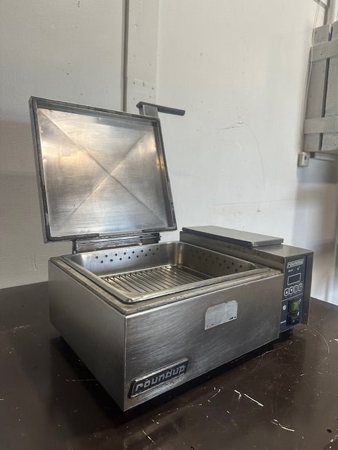 "A.J ANTUNES - ROUNDUP DFW - 150CF"120V S.S HALF PAN SIZE FOOD WARMER/STEAMER (CT) - Second Life - Equipment - collection_name
