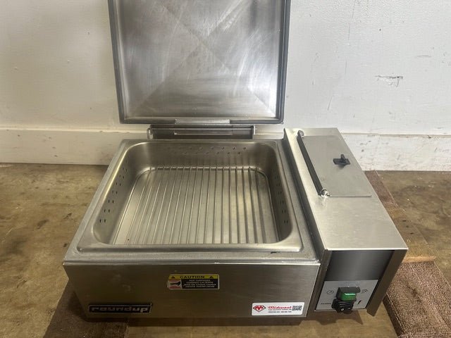"A.J ANTUNES - ROUNDUP DFWT - 100CF"120V S.S 2/3 PAN SIZE FOOD WARMER/STEAMER (CT) - Second Life - Equipment - collection_name
