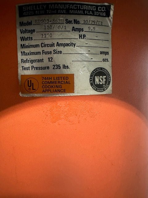 "ALCO EDS03 - 863H" COMMERCIAL 3 COMPARTMENTS 8 1/2" DISH/PLATE WARMER/DISPENSER - Second Life - Equipment - #collection_name#