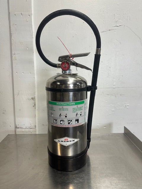 "Amerex 260" 6 Liter Class K Wet Chemical Fire Extinguisher for Kitchen Use - Second Life - Equipment - collection_name