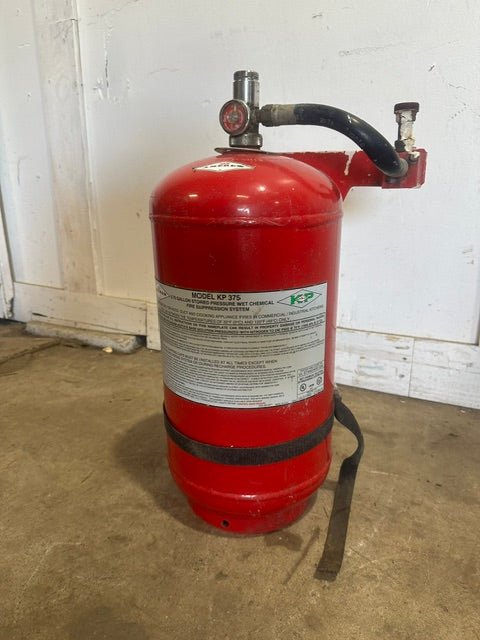 "AMEREX MODEL KP375" 3.75 GALLON WET CHEMICAL FIRE SUPPRESSION SYSTEM - Second Life-Equipment-collection_name