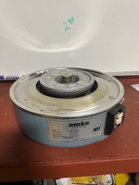 "AMKO AK - 55RC" natural gas rice cooker base, 35000 btu/hr - Second Life - Equipment - collection_name