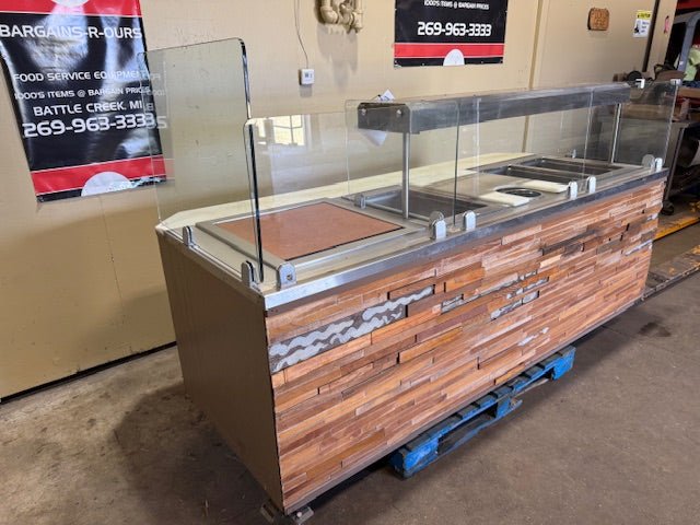 AMTEKCO BUFFET/ DRAWER WARMER W/ COMPRESSOR - 3 HOT WELLS AND 1 COLD WELL AND 2 DRAWERS - Bargains R Ours - #collection_name#