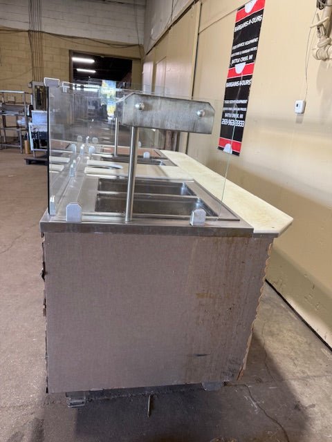 AMTEKCO BUFFET/ DRAWER WARMER W/ COMPRESSOR - 3 HOT WELLS AND 1 COLD WELL AND 2 DRAWERS - Bargains R Ours - #collection_name#