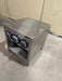 AMTEKCO STAINLESS STEEL SEMI ENCLOSED BEVERAGE EQUIPMENT STAND TABLE ON LEGS WITH CUP DISPENSER AND STORAGE COMPARTMENT - Bargains R Ours - #collection_name#