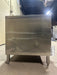 AMTEKCO STAINLESS STEEL SEMI ENCLOSED BEVERAGE EQUIPMENT STAND TABLE ON LEGS WITH CUP DISPENSER AND STORAGE COMPARTMENT - Bargains R Ours - #collection_name#