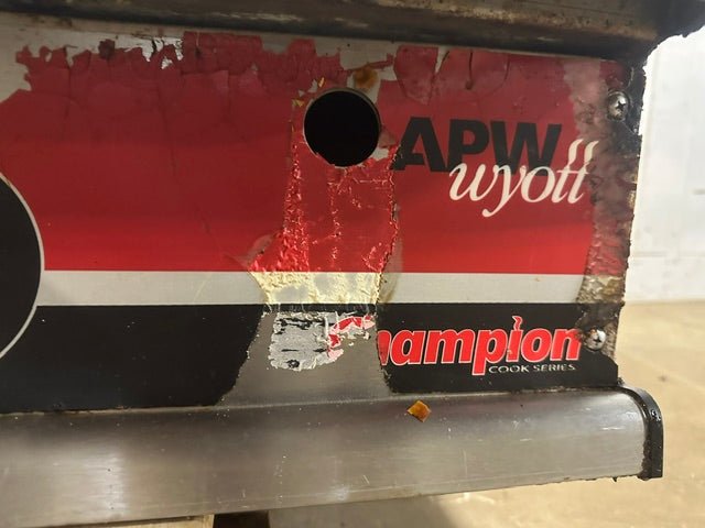 "APW WYOTT CHAMPION COOK SERIES" H.D COMMERCIAL N GAS 48"W COUNTERTOP GRIDDLE - Second Life-Equipment-#collection_name#