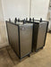 "APW WYOTT ML2-9" DUAL 9" PLATE HOLDER DISPENSER CARRIER CART ON CASTERS - Second Life-Equipment-collection_name