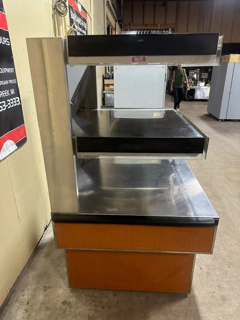 "ATLANTIC FOOD" COMMERCIAL LIGHTED SELF SERVICE HOT FOOD MERCHANDISER - Bargains R Ours - #collection_name#