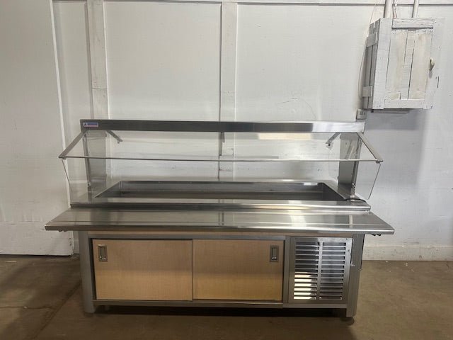 "ATLAS 8LC - 5 - RM - BU"COMMERCIAL REFRIGERATED BUFFET TABLE WITH STORAGE CABINET,1PH - Second Life - Equipment - collection_name