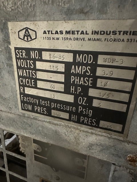 ATLAS METAL COLD WELL DROP IN INSERT MODEL WOF - 3 - Bargains R Ours - #collection_name#