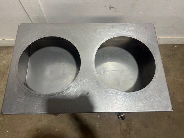 Belshaw Heat Ice, H&I - 2 STAINLESS STEEL DONUT ICYING TABLE ON STAND 115V - Second Life - Equipment - collection_name