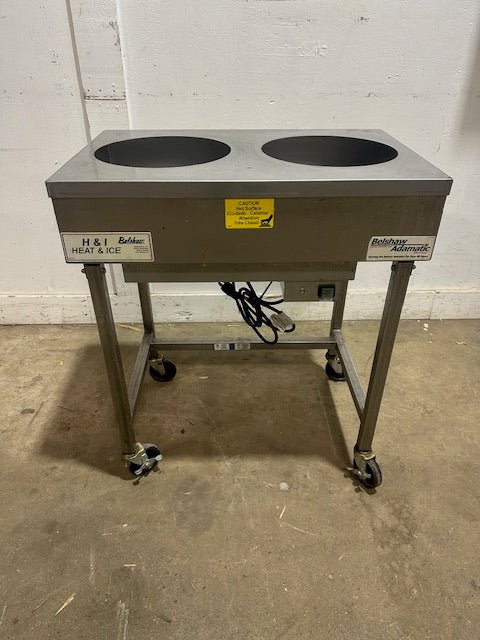 Belshaw Heat Ice, H&I - 2 STAINLESS STEEL DONUT ICYING TABLE ON STAND 115V - Second Life - Equipment - collection_name